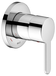 Лицевая часть встраиваемого смесителя IXMO round, рукоятка Flat, 1 функция, Keuco 59551010301 Keuco