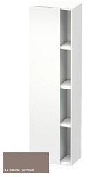 Шкаф-колонна DuraStyle 50х36х180 см, корпус-белый матовый, фронт-базальт матовый, левый, подвесной монтаж, Duravit DS1249L4318 Duravit