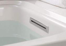 Слив-перелив для ванны Elite 60 см, щелевидный, click-clack, Jacob Delafon E6D071-CP Jacob Delafon