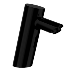 Сенсорный смеситель на раковину от батареек/от сети, чёрный цвет, Nofer 07261.N Nofer