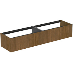 Модуль под раковину Conca 198,5х50,5х36 см, темный орех, система push-to-open, Ideal Standard T3987Y5 Ideal Standard
