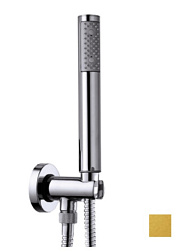 Душевая лейка Zen 1 режим ручной лейки, золото шлифованное, шланг в комплекте, для встр. смесителя, Bossini C12001C.043 Bossini