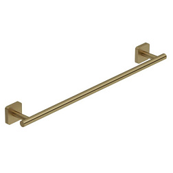Горизонтальный полотенцедержатель Vela S 45 см, брашированное, золото, Kludi 25980N0 Kludi