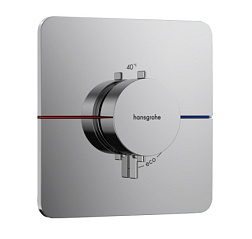 Лицевая часть встраиваемого смесителя ShowerSelect Comfort Q термостат, 1 функция, Hansgrohe 15588000 Hansgrohe