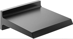 Излив Keuco матовый, длина излива 18см, хром / чёрный, неповоротный, каскадный, Keuco 59982 130000 Keuco