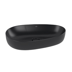 Накладная раковина Antao 65х40х14,5 см, TitanCeram, черный матовый, Villeroy&Boch 4A7465R7 Villeroy&Boch