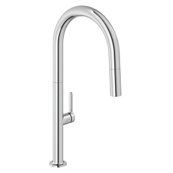 Смеситель для кухни с выдвижной лейкой Aurea холодный старт, Kludi 558520575 Kludi