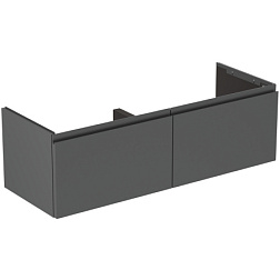 Модуль под раковину Finesse 120х44х37,5 см, 2 ящика (расположены рядом), антрацит матовый (лак), Ideal Standard E3389Y2 Ideal Standard