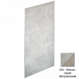Декоративная панель на стену Panolux 120х233,5 см, облачно-серый/металлический серый, Jacob Delafon E63000-D29 Jacob Delafon