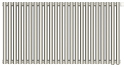 Отопительный дизайн-радиатор Эстет 103,5х50 см, 23 секции, матовый белый, двухрядный глухой, Сунержа 30-0312-5023 Сунержа