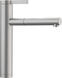Смеситель для кухни с выдвижной лейкой Linee s, стальной цвет, Blanco 517593 Blanco