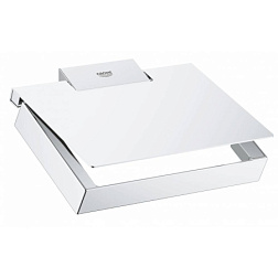 Держатель туалетной бумаги Selection Cube хром, с крышкой, Grohe 40781000 Grohe