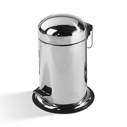 Корзина для мусора Universal полированный, 31 см, цвет стальной, Decor Walther 0608170 Decor Walther