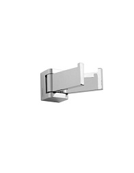 Крючок Glamour поворотный, двойной, хром, Gedy 5728(13) Gedy