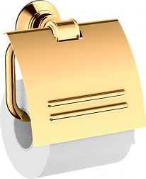 Держатель туалетной бумаги Montreux золото, с крышкой, Axor 42036990 Axor