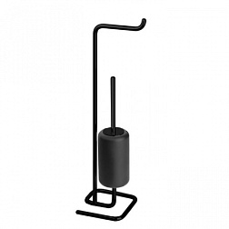 Ёршик Goccia с держателем бумаги, цвет черный, Gessi 38068-099 Gessi