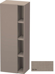 Шкаф-колонна DuraStyle 50х36х140 см, корпус-базальт матовый, фронт-лен, левый, подвесной монтаж, Duravit DS1239L7543 Duravit