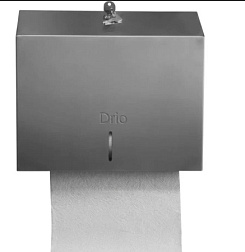 Дозатор бумажных полотенец рулонный, нерж. сталь, Drio TDR68884 Drio