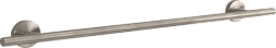 Горизонтальный полотенцедержатель Logis 76,3 см, шлифованный, никель, Hansgrohe 40516820 Hansgrohe