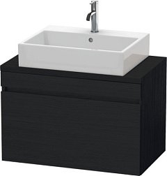 Модуль под раковину DuraStyle 80х47,8х51,2 см, без консоли, дуб чёрный, Duravit DS530201616 Duravit