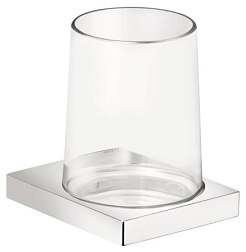 Настенный стакан Edition 11 никель, с держателем, Keuco 11150059000 Keuco