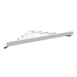 Настенная мыльница White угловая, цвет белый, с держателем, Bemeta 102308264 Bemeta