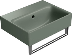 Подвесная раковина Color-elements 40х32х19 см, agave matte, санфаянс, GSI 9084104 GSI
