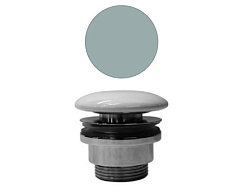 Сливной набор для раковины Color-elements с открытым сливом, цвет ghiaccio, без перелива, GSI PVC15 GSI