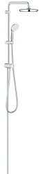 Гарнитур с верхним душем New Tempesta System 26381001 2 режима ручной лейки, 21 см, round, Grohe 26381001 Grohe