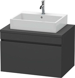 Модуль под раковину DuraStyle 80х54,8х51,2 см, без консоли, графит матовый, Duravit DS531204949 Duravit