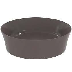 Накладная раковина Ipalyss 40х40х12 см, технология Diamatec®, санфарфор, серый матовый, Ideal Standard E1398V5 Ideal Standard