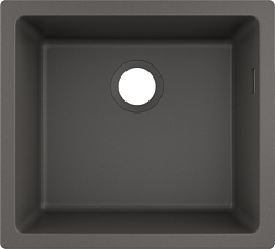 Кухонная мойка S51 50х45 см, цвет серый камень, Hansgrohe 43431290 Hansgrohe