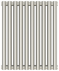 Отопительный дизайн-радиатор Эстет 45х50 см, 10 секций, белый, двухрядный глухой, Сунержа 12-0302-5010 Сунержа