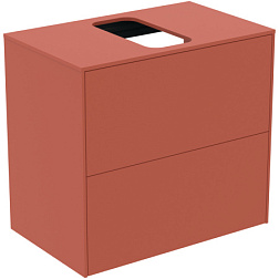 Модуль под раковину Conca 60х37,3х55 см, 2 ящика, матовый закат, система push-to-open, Ideal Standard T3946Y3 Ideal Standard