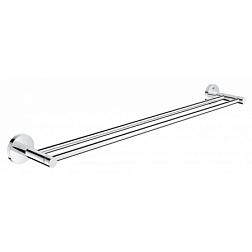 Горизонтальный полотенцедержатель Essentials 60 см, двойной, хром, Grohe 40802001 Grohe