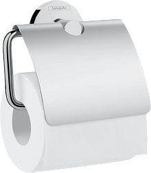 Держатель туалетной бумаги Logis Universal хром, с крышкой, Hansgrohe 41723000 Hansgrohe