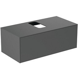 Модуль под раковину Conca 100х50,5х37 см, антрацит матовый, система push-to-open, Ideal Standard T3930Y2 Ideal Standard