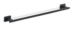Горизонтальный полотенцедержатель Atena 60 см, нержавеющая сталь, матовый, цвет черный, Gedy 4421/60(14) Gedy