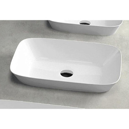 Накладная раковина Prua 60х40х15 см, санфаянс, Azzurra PRLN06040000BI/(PRU60/IN bi)*0 Azzurra