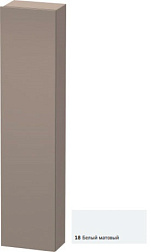 Шкаф-колонна DuraStyle 40х24х180 см, корпус-базальт матовый, фронт-белый матовый, правый, подвесной монтаж, Duravit DS1228R1843 Duravit