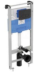 Система инсталляции для унитаза Prosys 50х12х115 см, цвет матовый черный, с кнопкой, Ideal Standard R0308A6 Ideal Standard