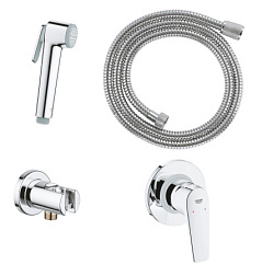 Встраиваемый гигиенический душ BauFlow двухэлементный, пластик, Grohe 29328000 Grohe