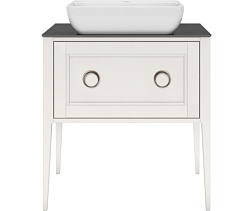 Модуль под раковину Plaza 80х46,6х81 см, белая матовая, Kerama Marazzi PL.CN.80.1+1\WHT.M Kerama Marazzi
