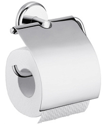 Держатель туалетной бумаги Logis Classic хром, с крышкой, Hansgrohe 41623000 Hansgrohe