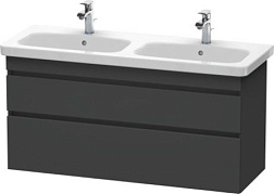 Модуль под раковину DuraStyle 123х44,8х61 см, графит матовый, Duravit DS649804949 Duravit