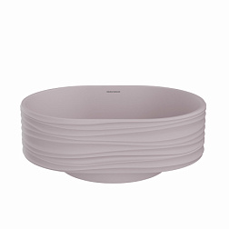 Накладная раковина Artbasin 53х38х19,5 см, мальва, санфарфор, розовый матовый, Kerama Marazzi SA.wb.50\MAL Kerama Marazzi