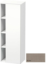 Шкаф-колонна DuraStyle 50х36х140 см, корпус-белый матовый, фронт-лен, правый, подвесной монтаж, Duravit DS1239R7518 Duravit