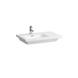Подвесная раковина Living Square 75х48х12,5 см, с 1 отверстием для смесителя, санфарфор, Laufen 8.1743.8.000.104.1 Laufen