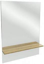 Зеркало Struktura 79х107,2 см, ореховое дерево, высокое, с полочкой, Jacob Delafon EB1213-E16 Jacob Delafon