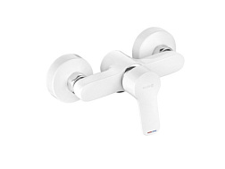 Настенный смеситель без излива Pure&Easy белый цвет, без лейки, Kludi 378419165 Kludi